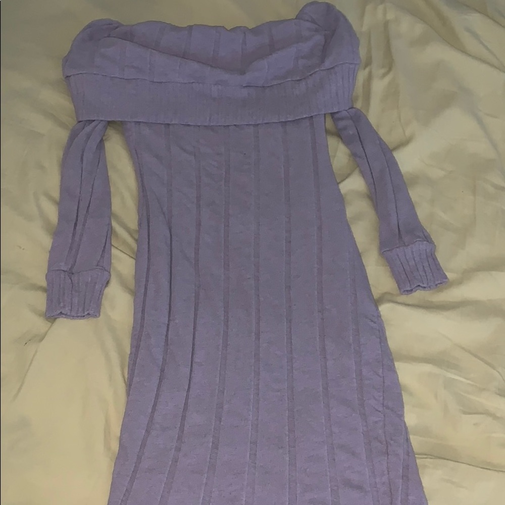 A purple dress